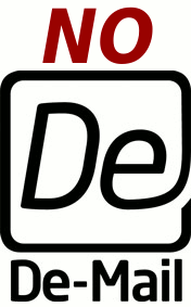 No De-Mail No De-Mail